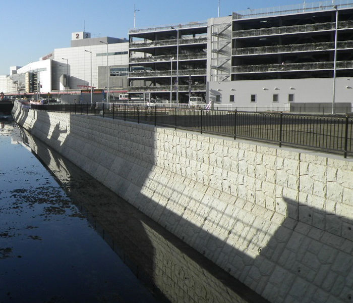 吉塚新川河川改修工事